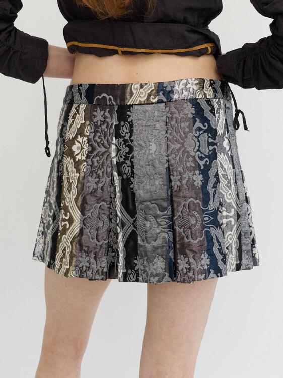 Miss Sixty Brocade Mini Skirt 