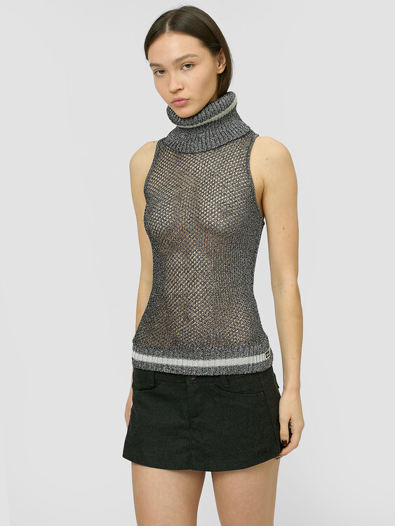 Killah Metallic Knit Top 
