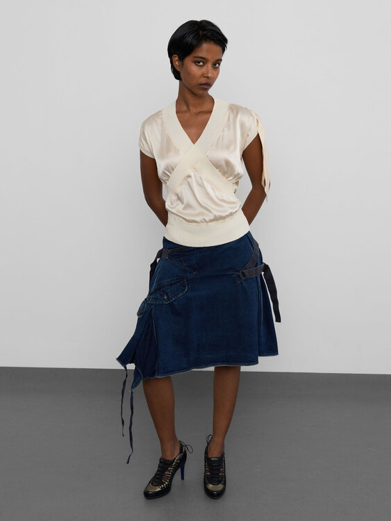 Girbaud Asymmetrical Skirt 