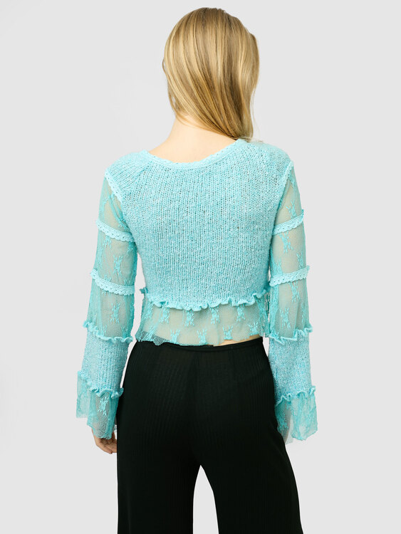 Lace And Knit Jumper 