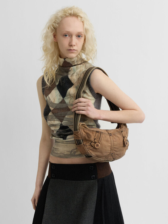 Diesel Denim Shoulder Bag 