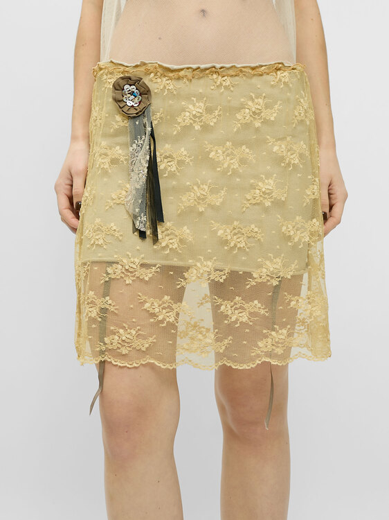 Anna Sui Lace Skirt 