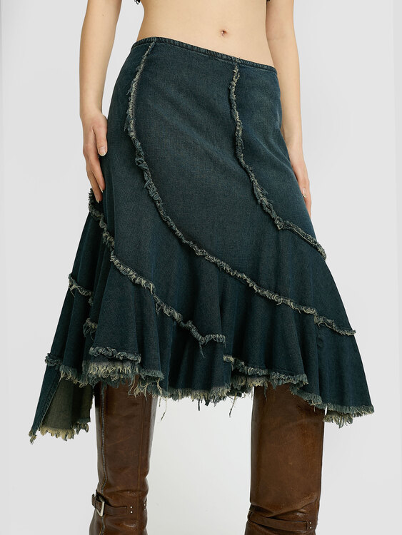 Plein Sud Denim Skirt 