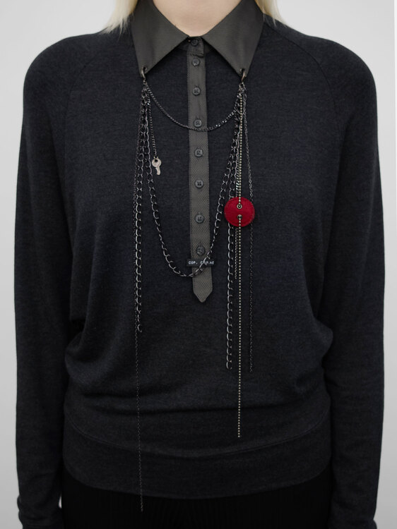 Cop Copine Grey Blouse 