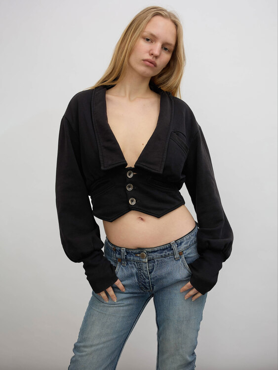 Diesel Cropped Cardigan 