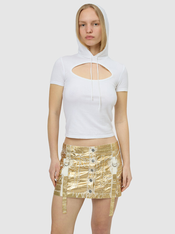 Nolita Gold Mini Skirt 