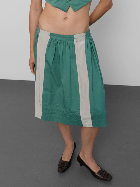 A.F. Vandevorst Skirt and Vest  Set 