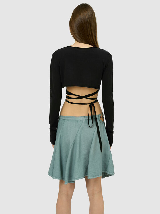 Michiko Koshino Linen Skirt 