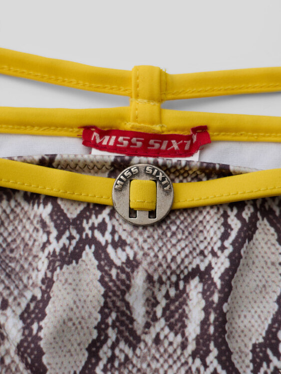 Miss Sixty Snake Print Bikini 