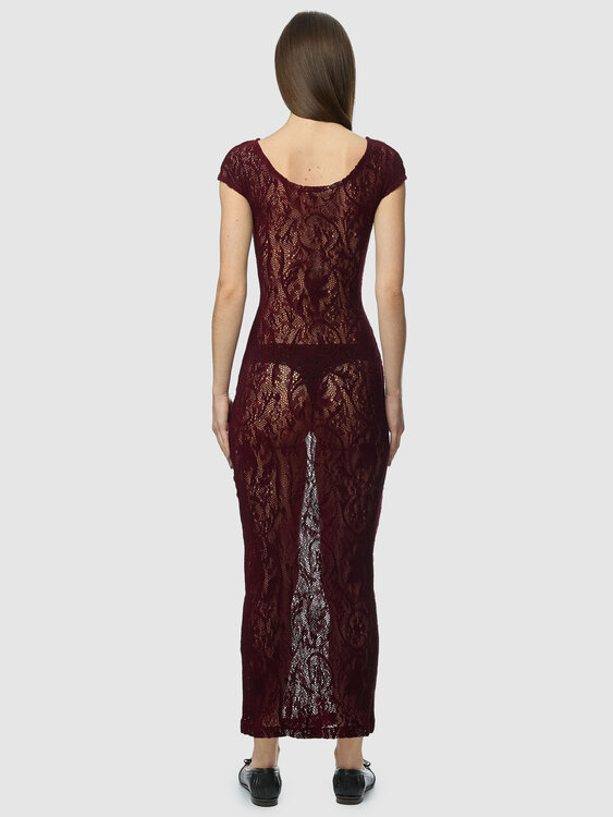 Plein Sud Lace Maxi Dress 