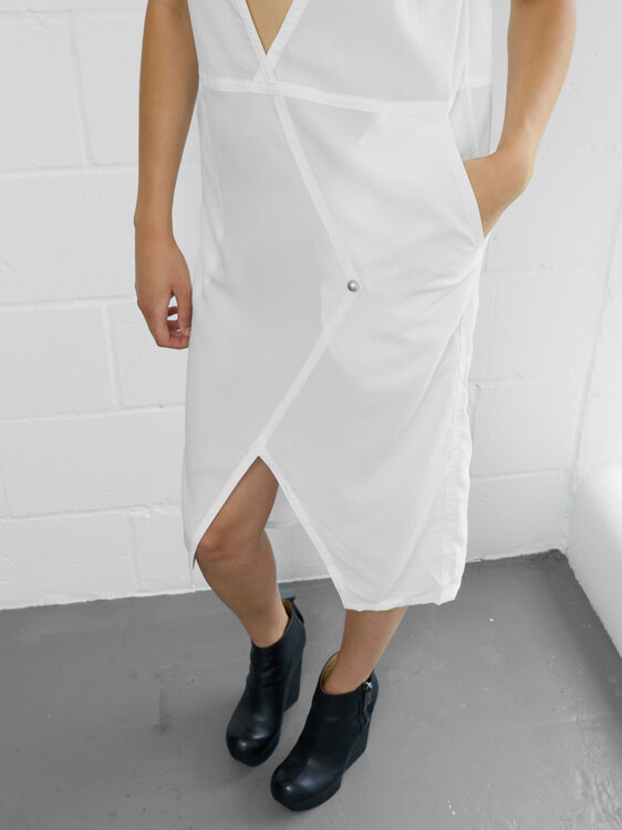 Ann-Sofie Back Sheer Dress 
