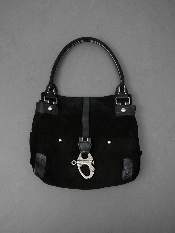 4US Suede Shoulder Bag 