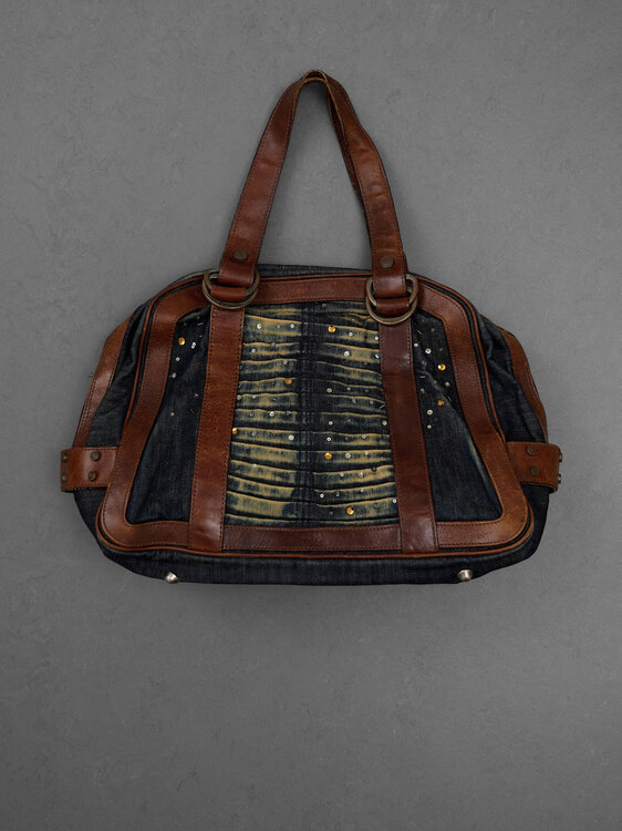 John Galliano Denim Handbag 