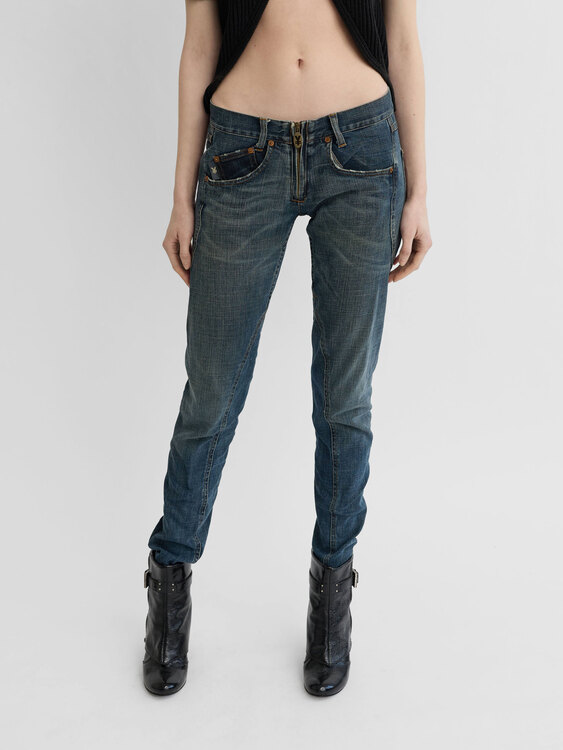 Michiko Koshino Wide Leg Jeans 