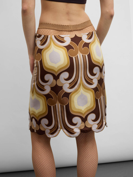Miu Miu Silk Skirt 