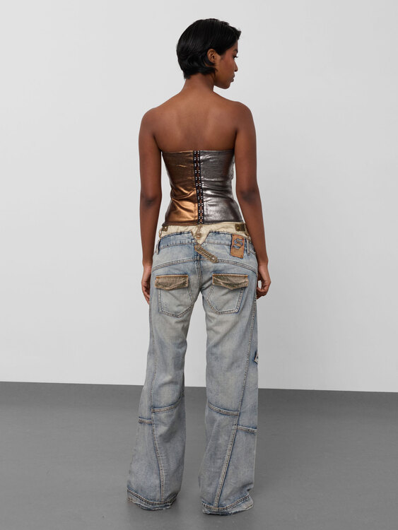Stefanel Deconstructed Jeans 