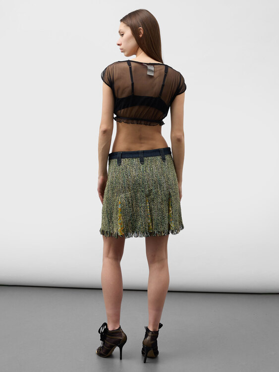 Miss Sixty Mesh Crop Top 