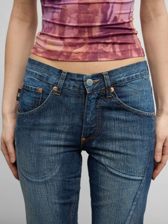 Michiko Koshino Twisted Leg Jeans 