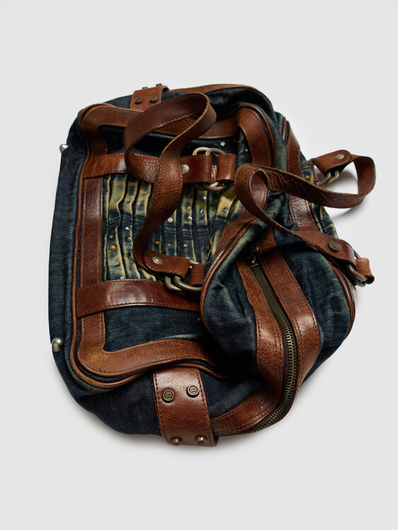 John Galliano Denim Handbag 