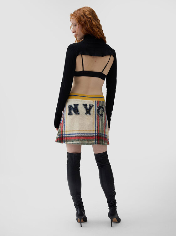Nolita NYC Plaid Mini Skirt 