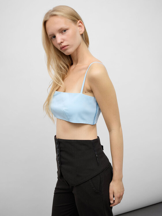 Versus Cropped Bustier Top 