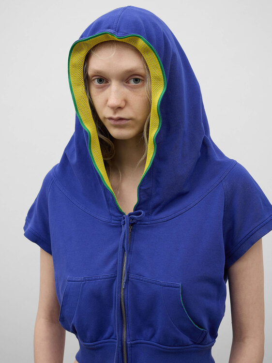 Stefanel Cropped Hoodie 