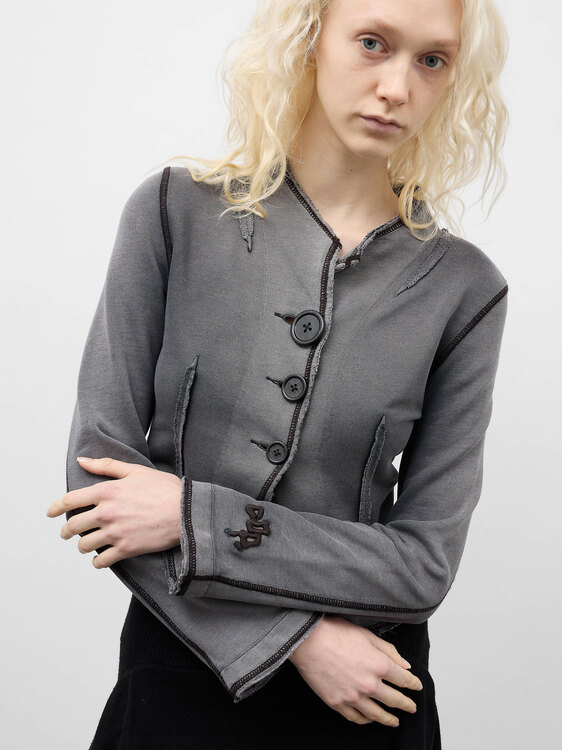 Cop Copine Inside-Out Cardigan 