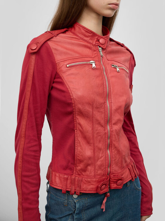 Deconstructed Leather Jacket 