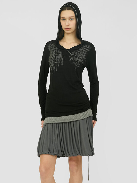 Cop Copine Hooded Blouse 