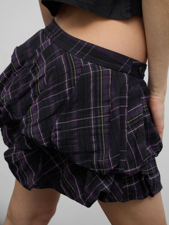 Nolita Plaid Mini Skirt 