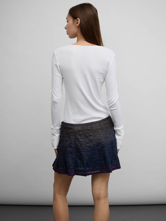 E-Play Pleated Mini Skirt 