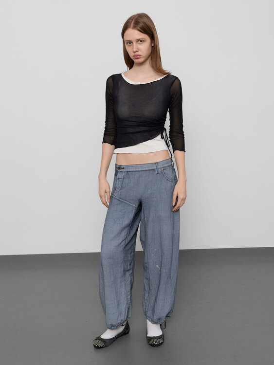 Double Layer Effect Asymmetrical Top 