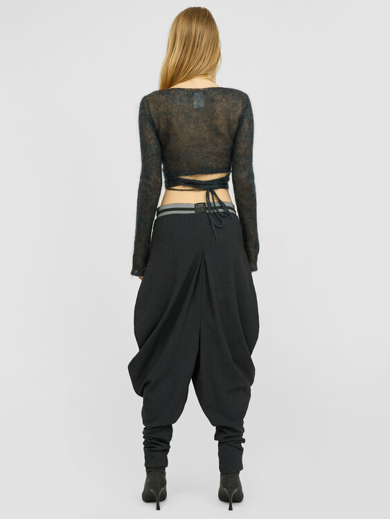 Sarah Pacini Cropped Cardigan 