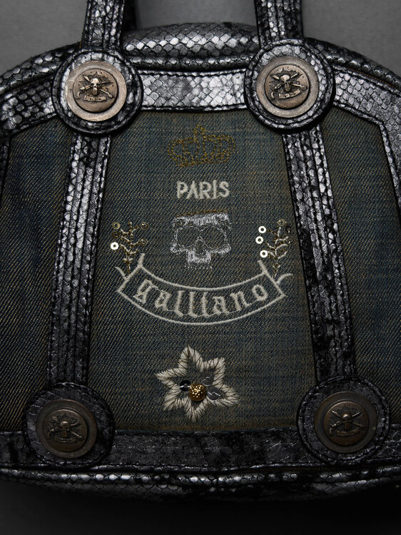 Galliano Leather Handbag 