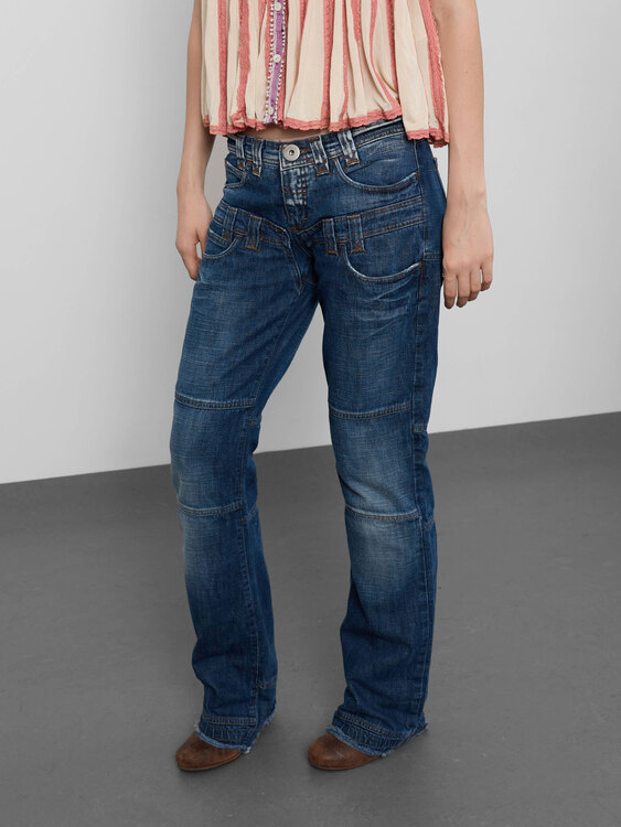 Max & Co Double Waist Effect Jeans 