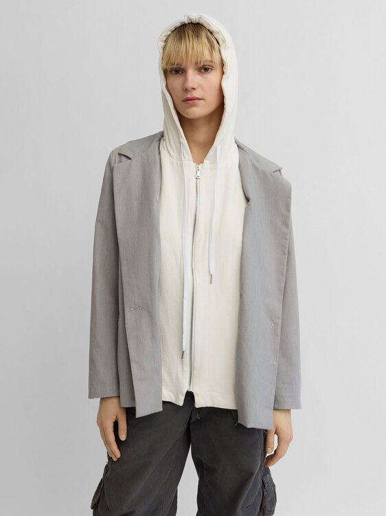 Integrated Hoodie Blazer 