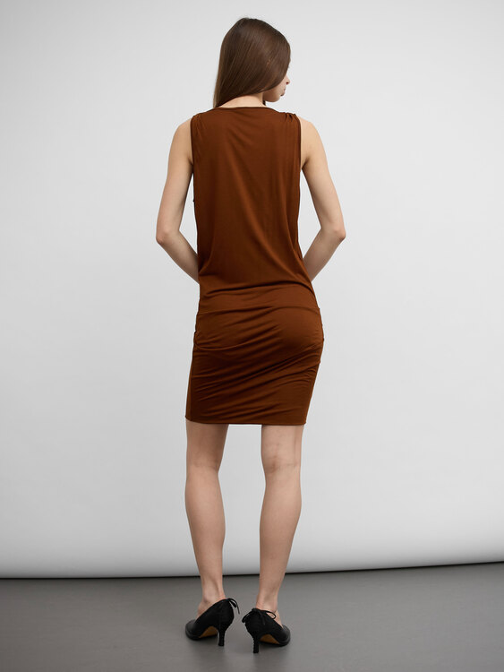 Plein Sud Draped Mini Dress 