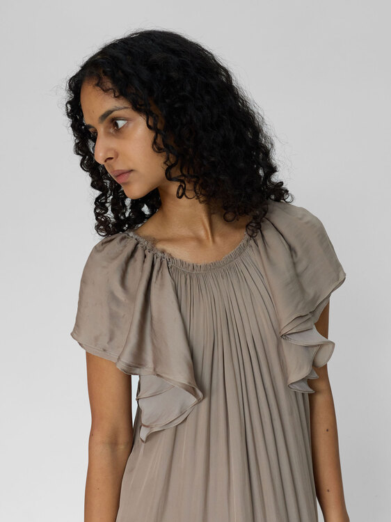 Lanvin Gathered Midi Dress 