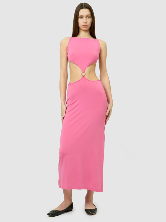 Pink Cutout Dress 