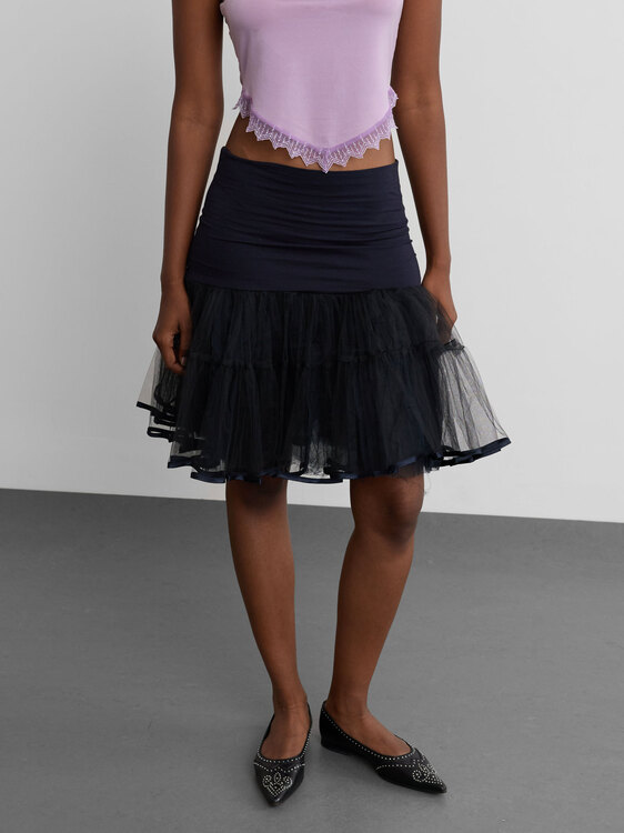 Layered Flounce Skirt 