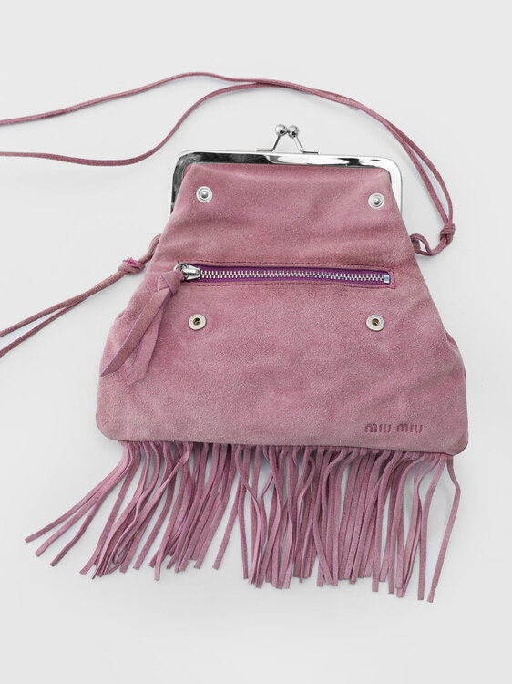 Miu Miu Suede Mini Bag 
