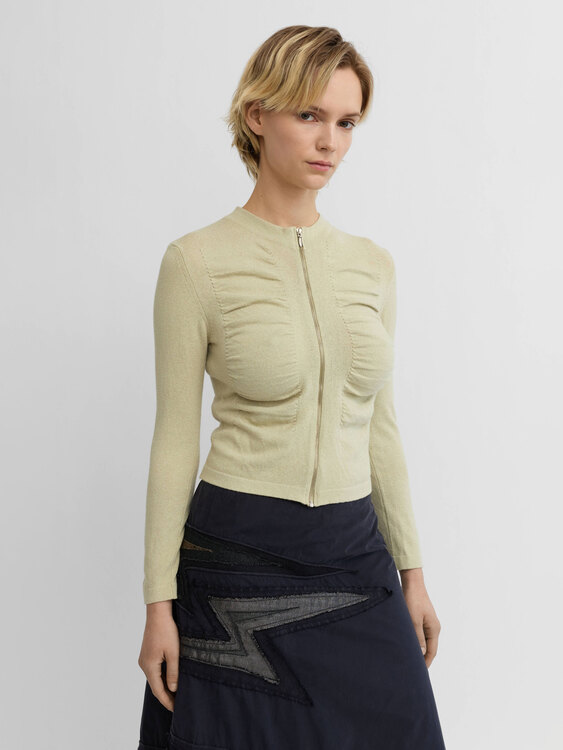 DieselSyleLab Gathered Cardigan 