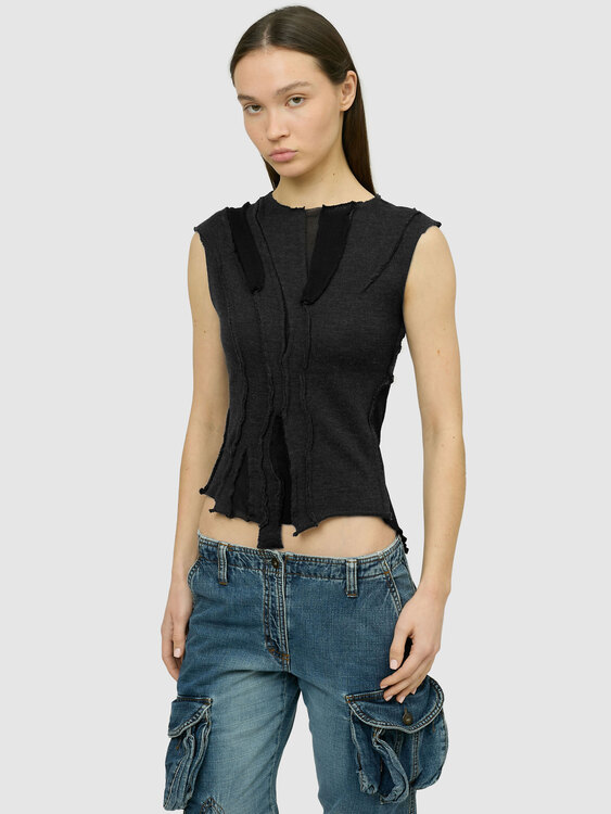 Deconstructed Knit Top 