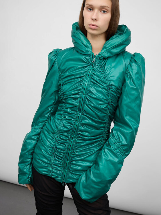 Extē Gathered Nylon Jacket 