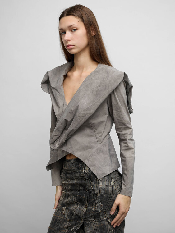 Deconstructed Acid Wash Jacket 
