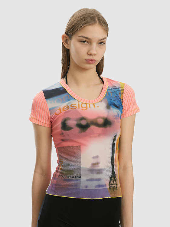 Cop Copine Mesh T-Shirt 