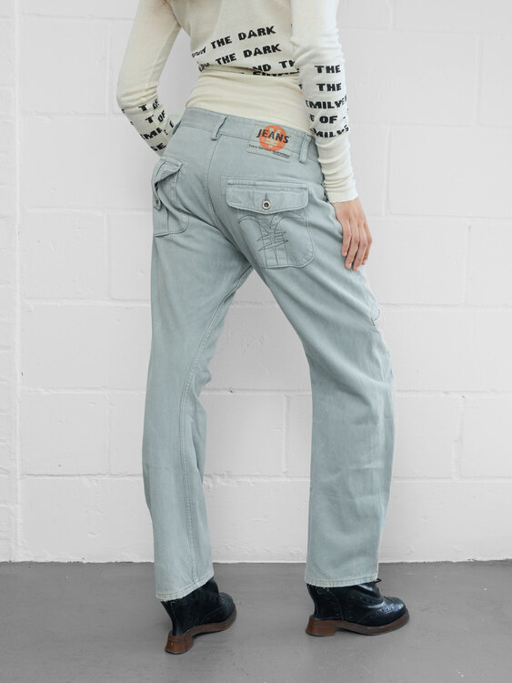 Michiko Koshino Barrel Leg Jeans 