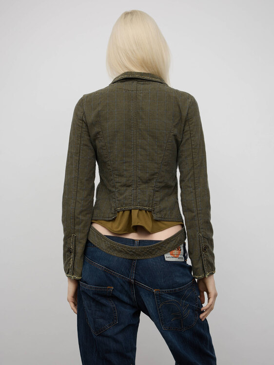 Cop Copine Tweed Pattern Jacket 