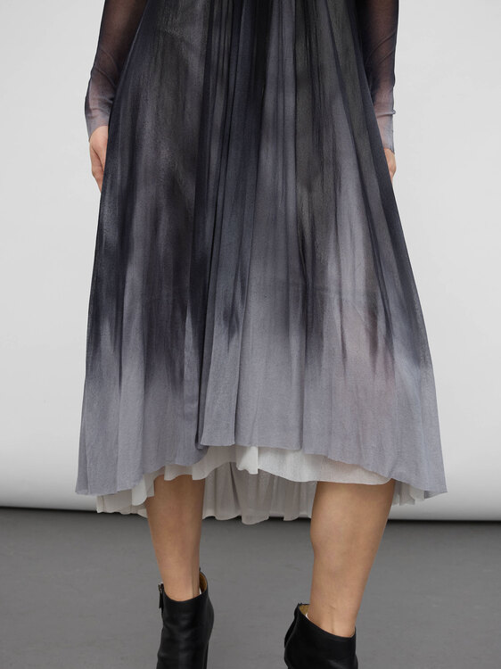 Fuzzi Mesh Tie Dye Dress 