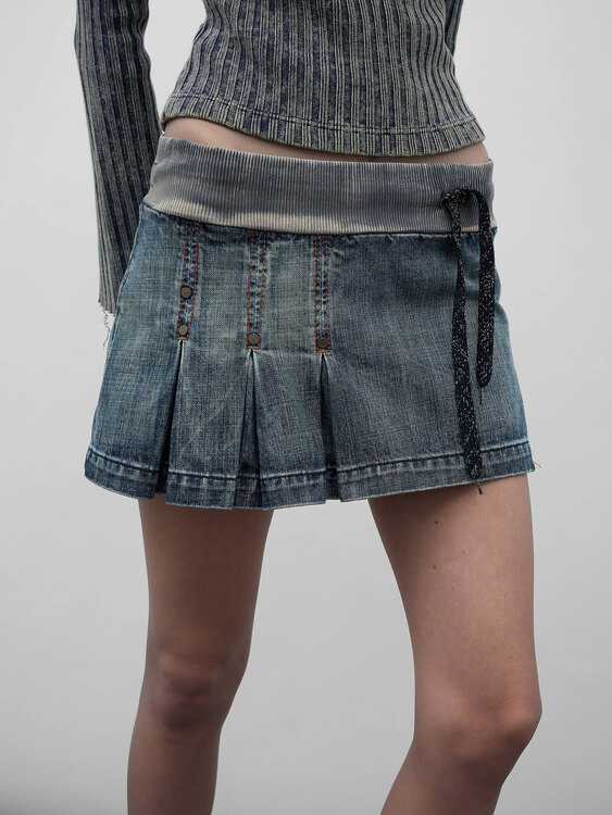 Killah Denim Mini Skirt 